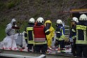 VU Gefahrgut LKW umgestuerzt A 4 Rich Koeln Hoehe AS Gummersbach P180